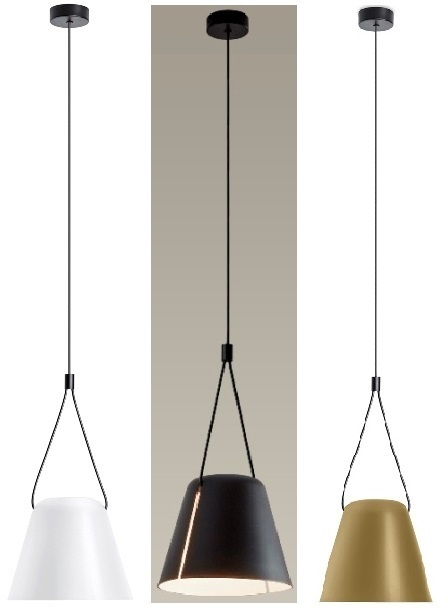 Attic conical design hanging lamp Ø 24cm E27