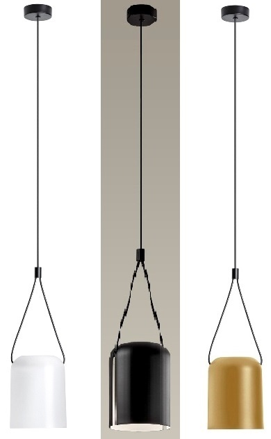 Attic cylindrical design hanging lamp Ø 15cm E27