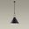 Super Attic black conical design hanging lamp Ø 45cm E27