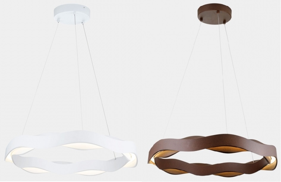Hello design circular LED pendant lamp Ø 63cm