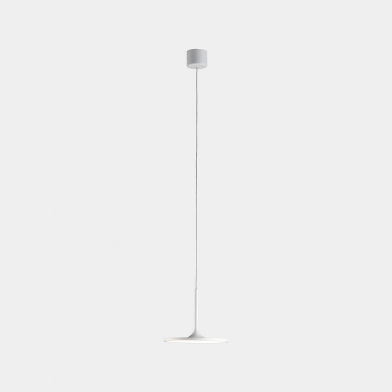 Net design led white hanging lamp Ø 25cm