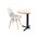 Chaise blanche moulée PP design Arlo Bolero