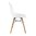 White design molded PP chair Arlo Bolero