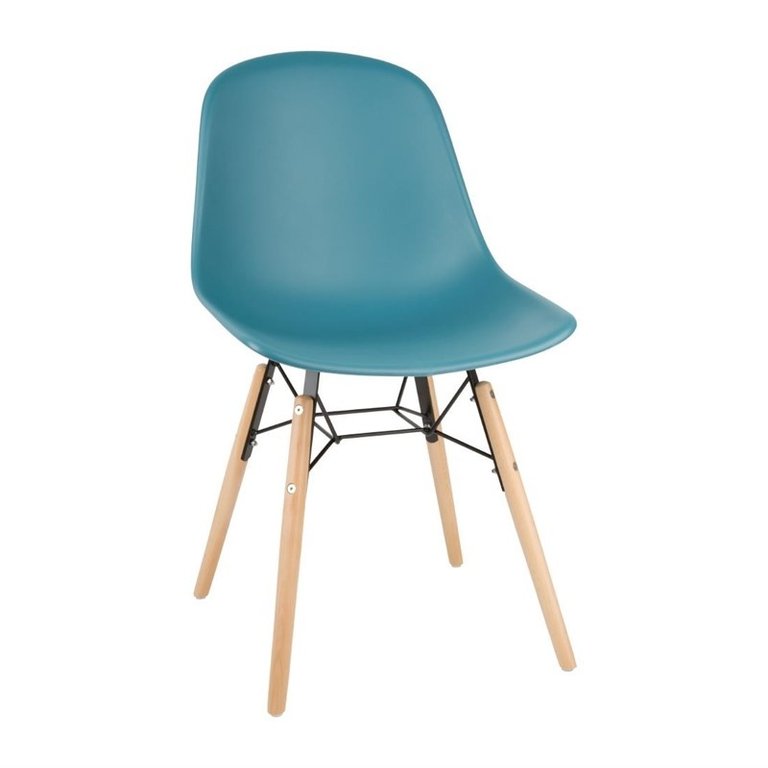 Sea ​​green design molded PP chair Arlo Bolero