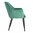 Chaise en velours vert design Lia Bolero