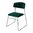Designer green velvet chair Mundo Veba