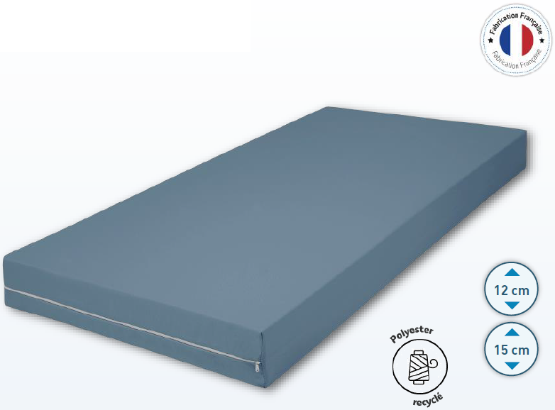 Agate 35 FR foam mattress with removable cover