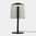 Lampe à poser verre fumé LED intensité variable Levels Ø22cm