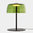 Levels dimmable LED green glass table lamp Ø32cm