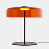 Levels dimmable LED amber glass table lamp Ø42cm