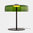 Lampe de table verre vert LED intensité variable Levels Ø42cm