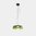 Levels dimmable LED green glass hanging lamp Ø 42cm