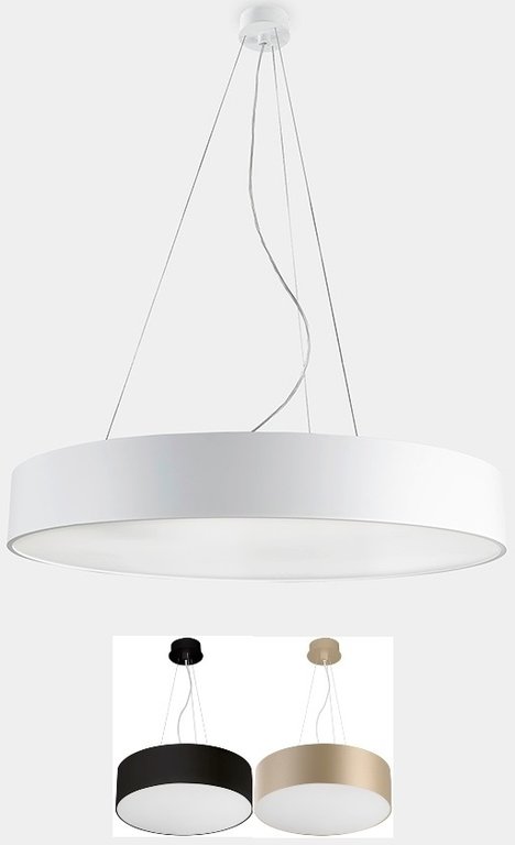 Lampe suspendue ronde LED design Luno Ø 120cm