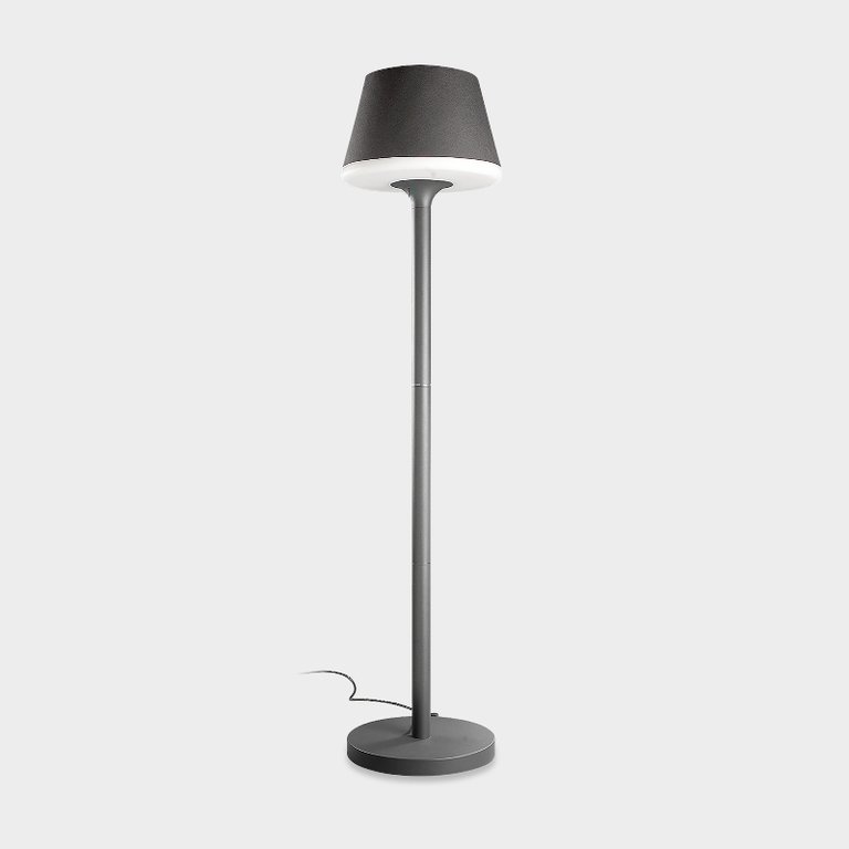 Moonlight design gray outdoor floor lamp E27 180cm