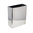 Stainless steel wall bin without lid 25L