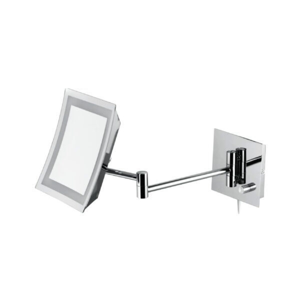 LED light mirror and magnifying x3 with tubular arm